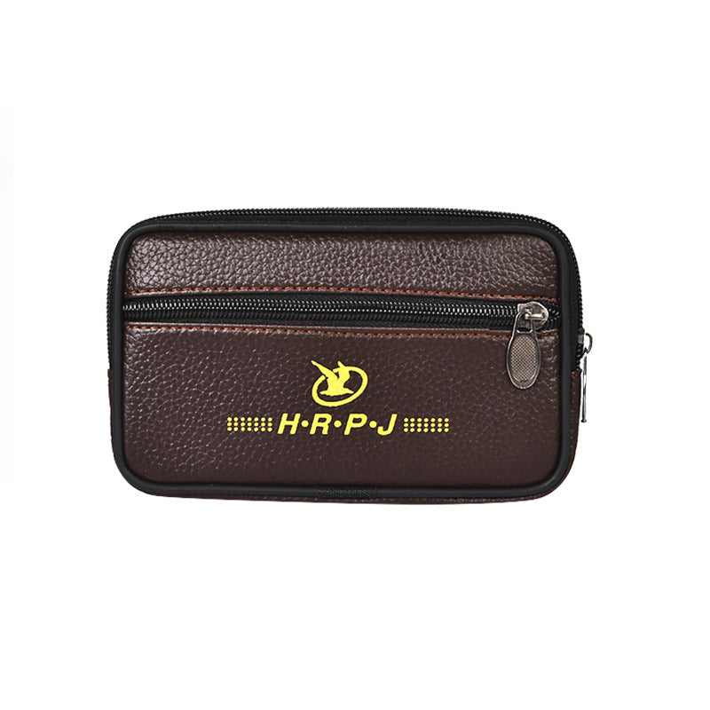 Men's Mobile Pouch Document Large Horizontal Men's Waist Packs