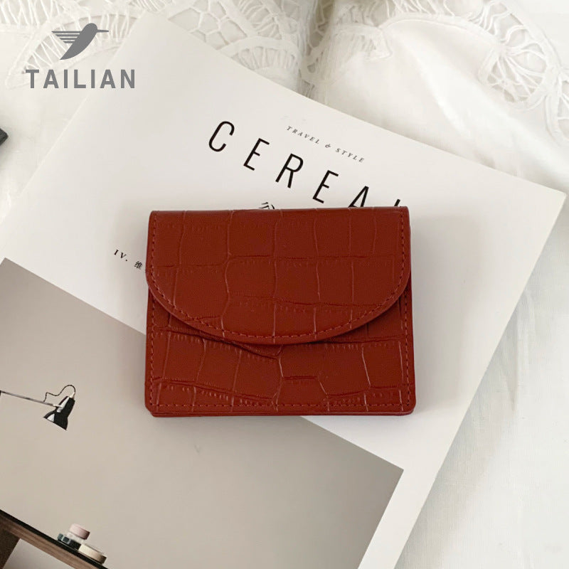 Unique Women's Crocodile Pattern Design Business Card Holder