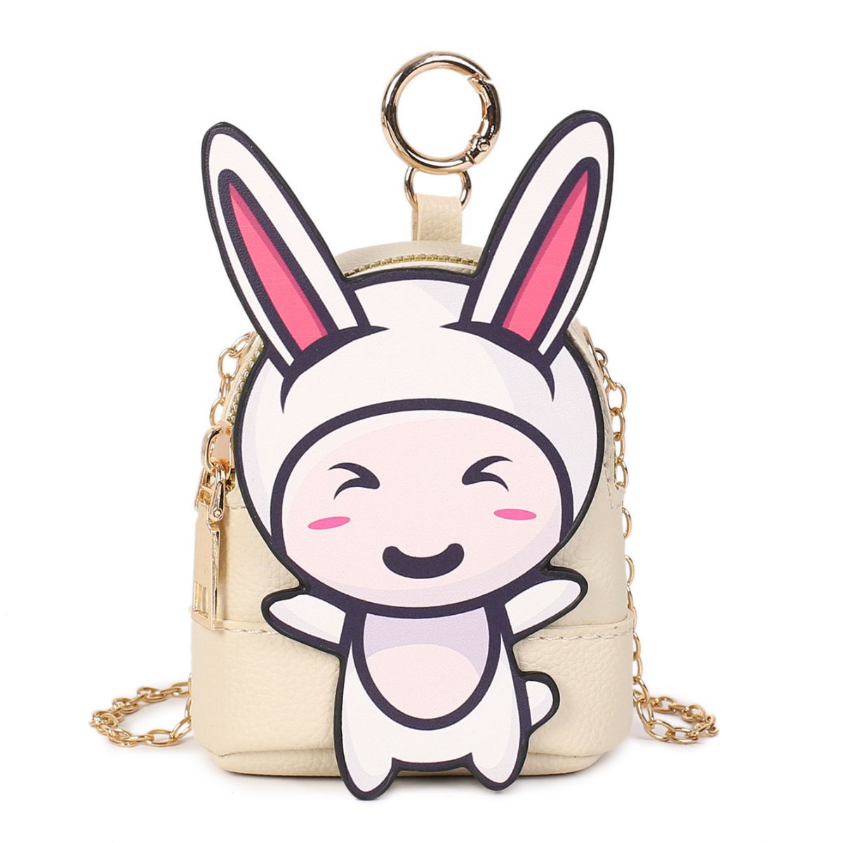 Cute Cartoon Change Chain Strawberry Bear Coin Purses