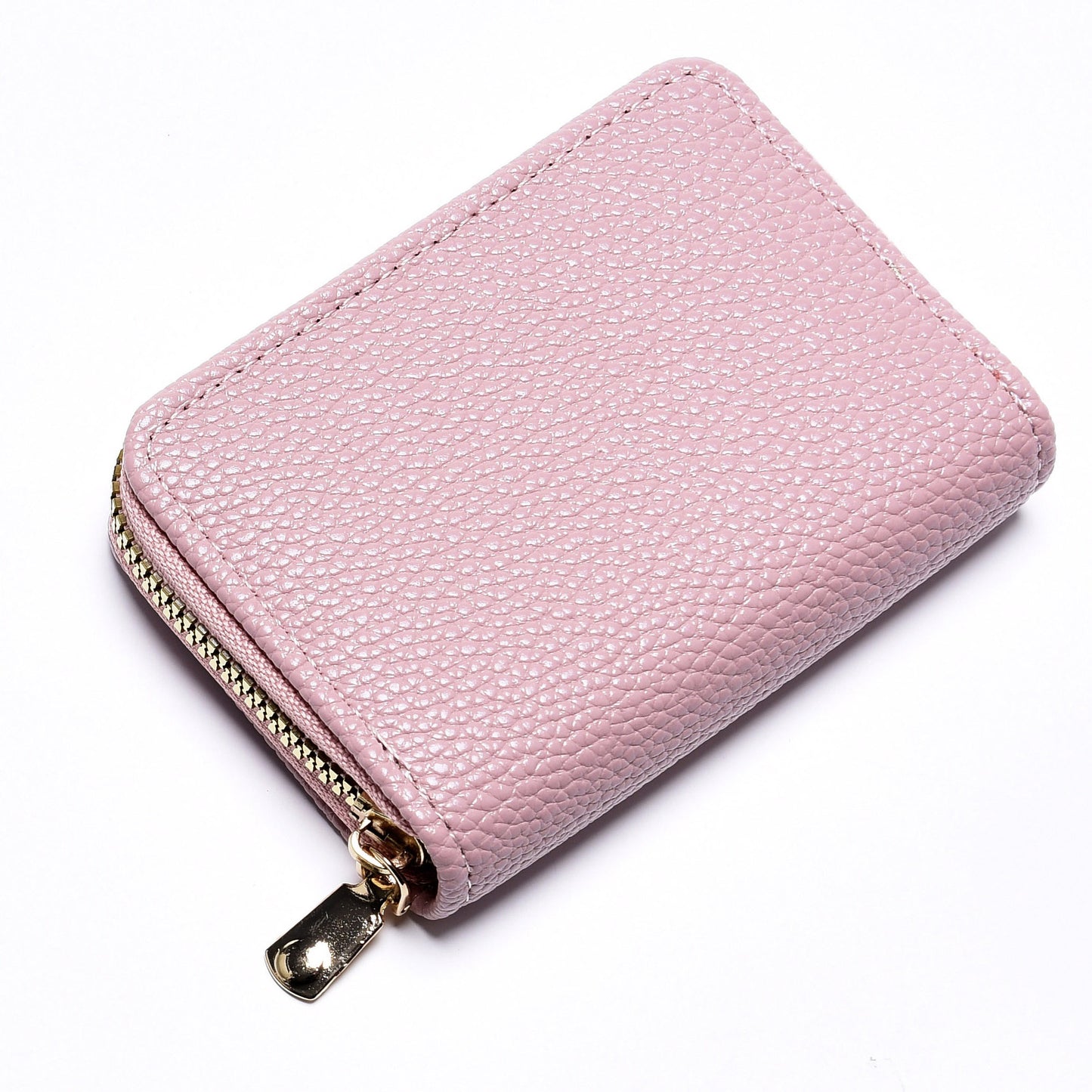 Women's & Men's & Zipper Multiple Slots Bank Clip Large Card Holder