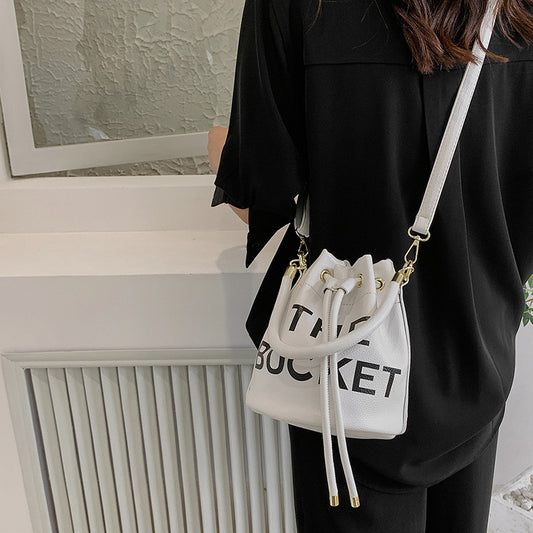 Slouchy Women's Glamorous Fashion Popular Letter Shoulder Bags