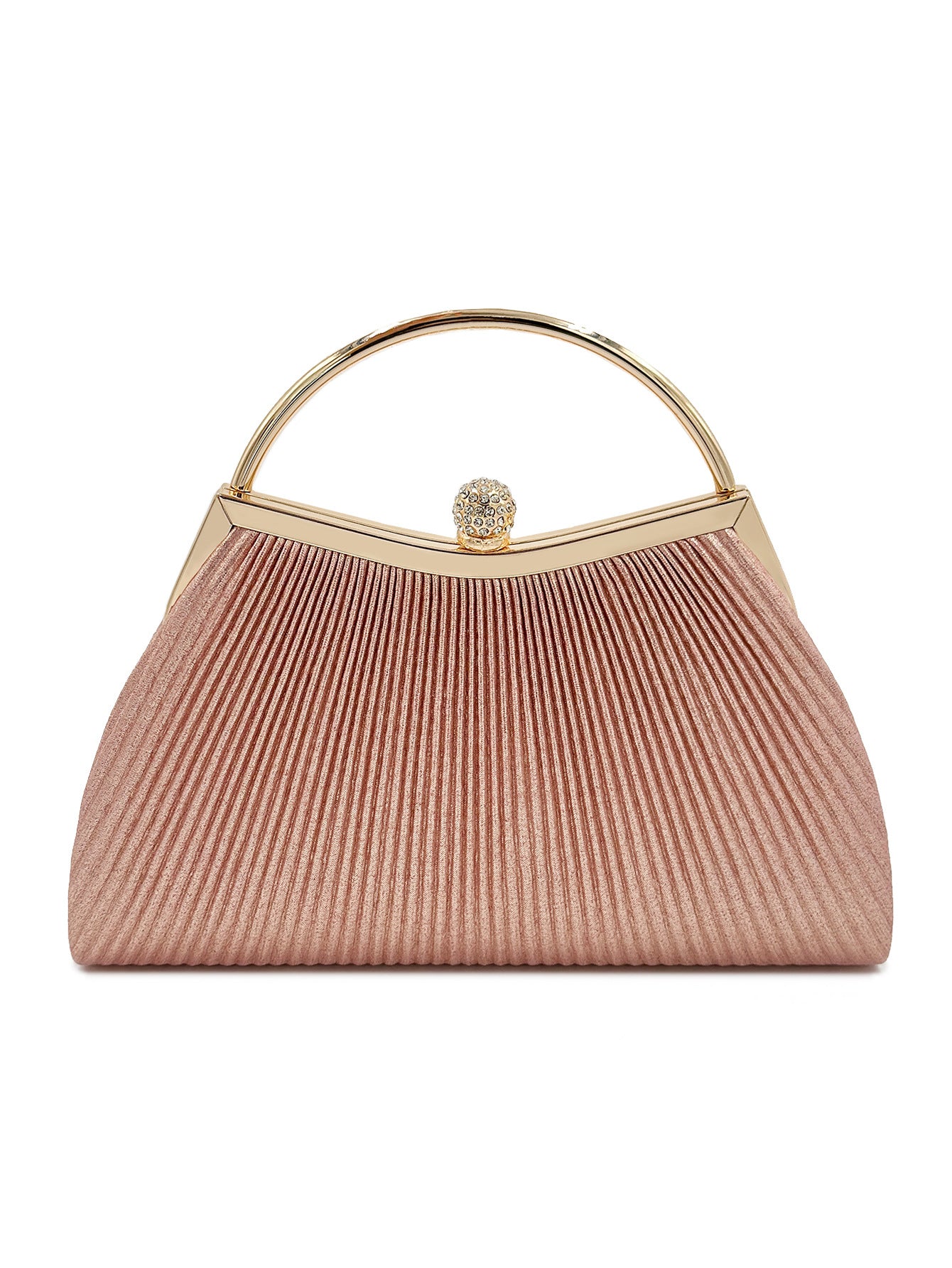 Women's Rhinestone Switch Versatile Party Pleated Handbags