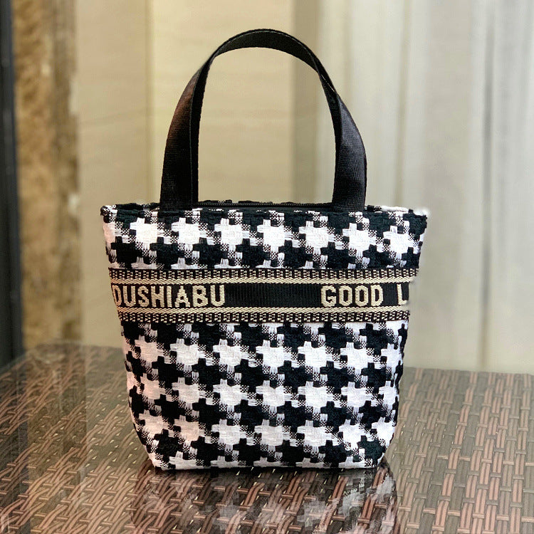 Women's Korean Style Letters Wash Mummy Lunch Cosmetic Bags