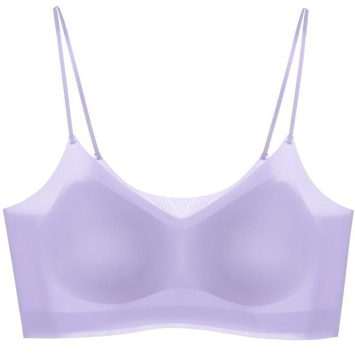 Women's Silk Underwear Seamless Invisible Beauty Back Everyday Bras