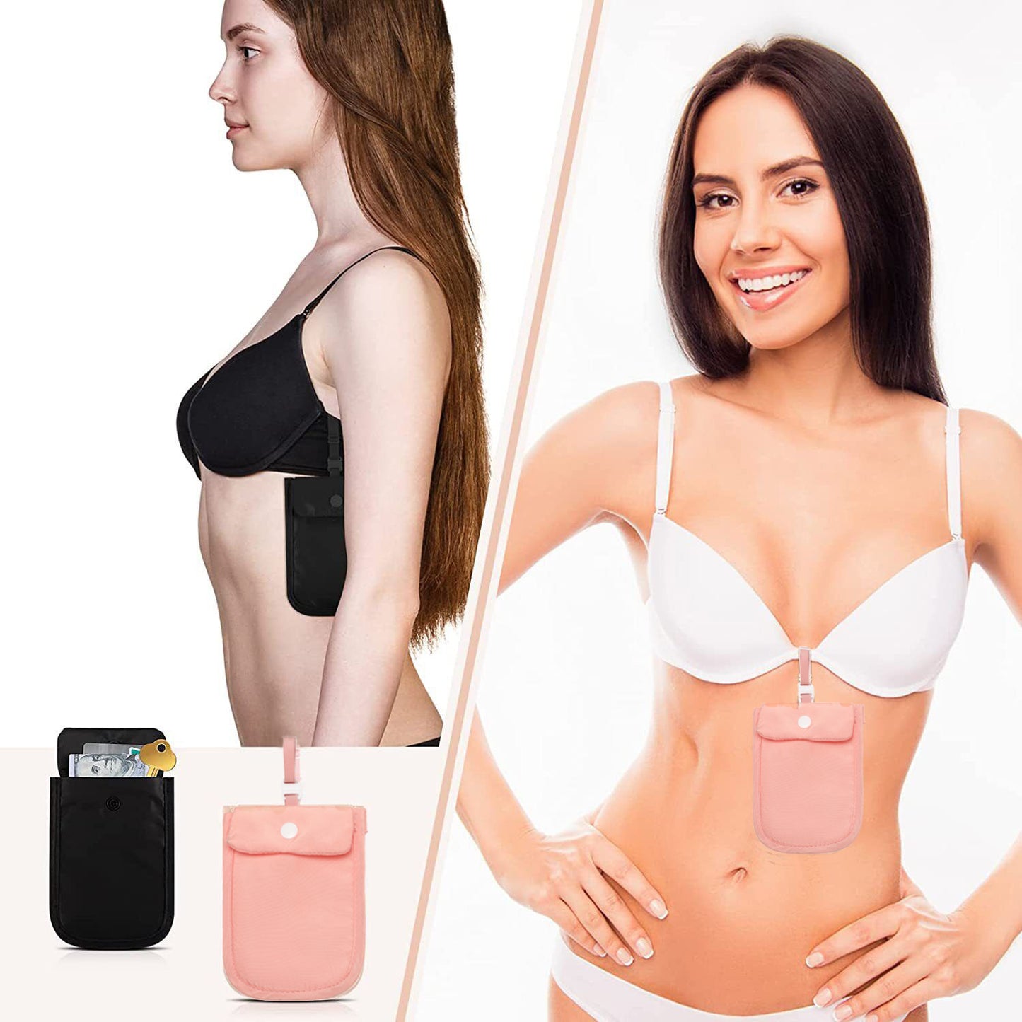 Nylon Underwear Change Convenient Personal Hidden Card Holder