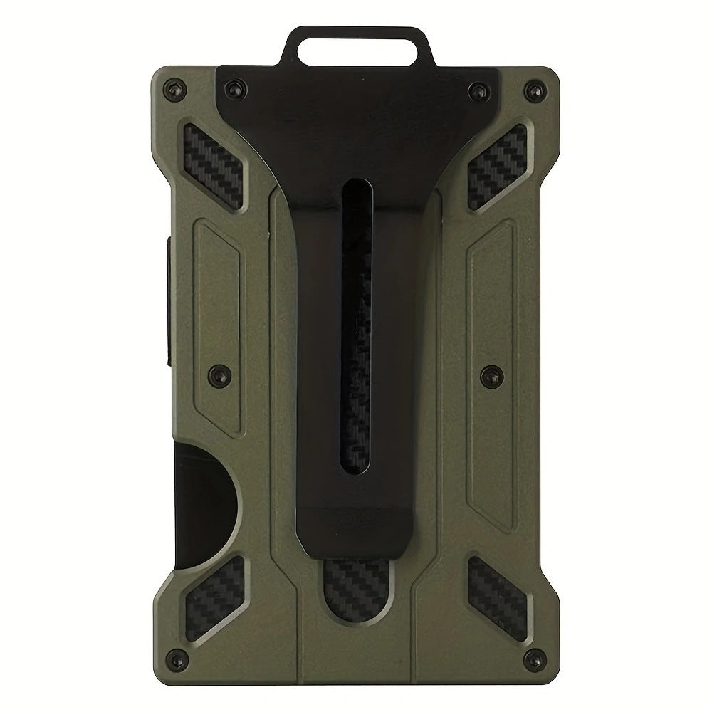 Alloy Transparent Badge Metal Work Permit Card Holder