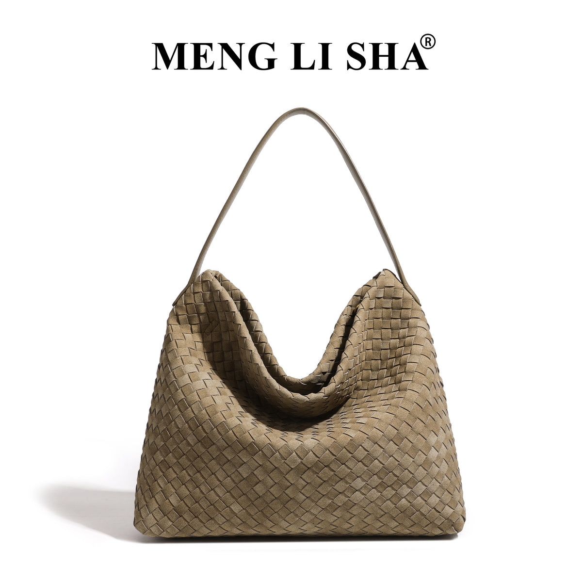 Korean Style Retro Trendy Large Capacity Hand-woven Commuter Women's Shoulder Bag