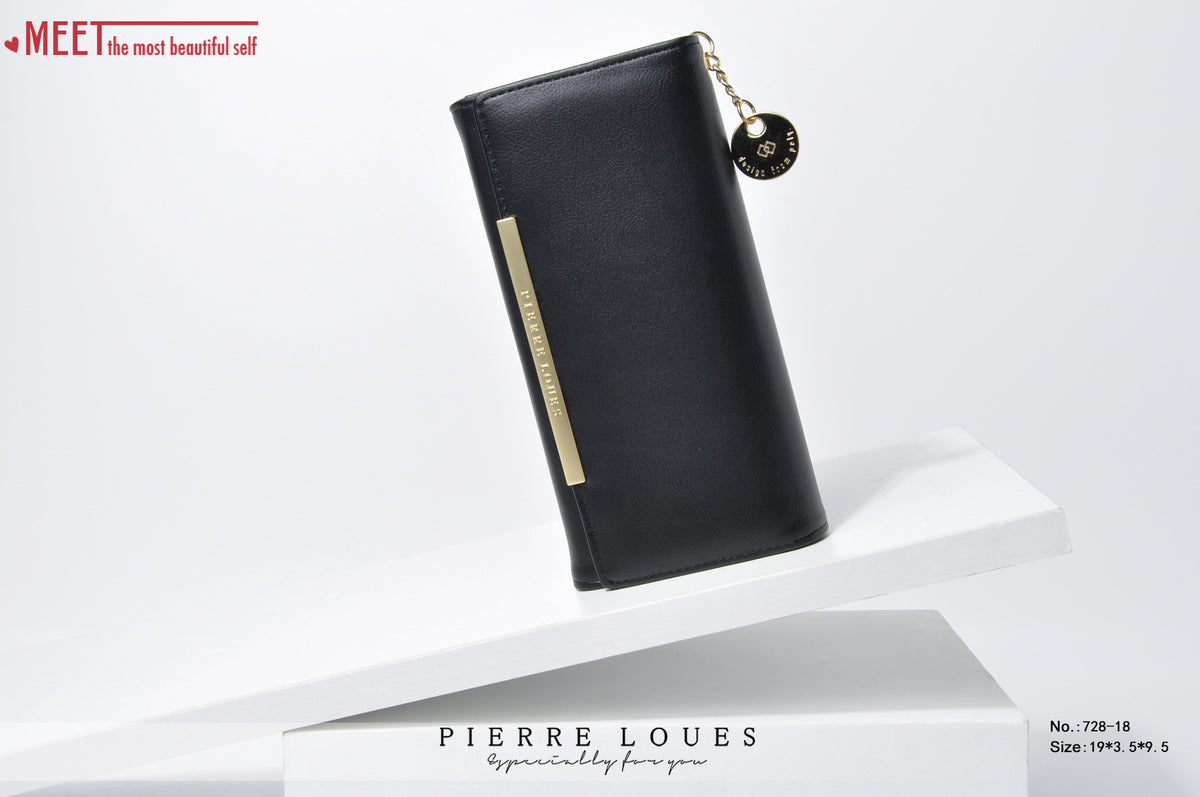 Solid Color Two Fold Lady's High-grade Ladies Wallet