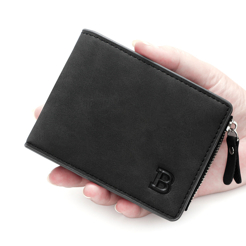 Comfortable Men's Pocket Vintage Short Dollar Men's Wallet