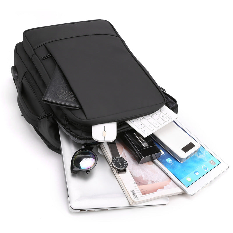Men's Unique Extended Fashion Commuter Computer Backpacks