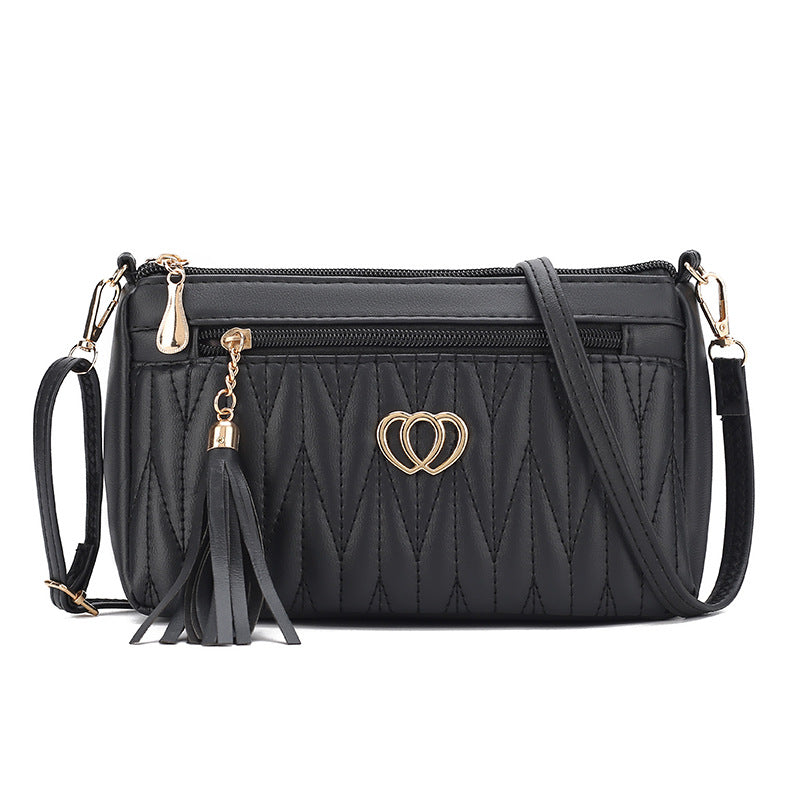 Women's Mom High-grade Mini Niche Tassel Soft Crossbody Bags