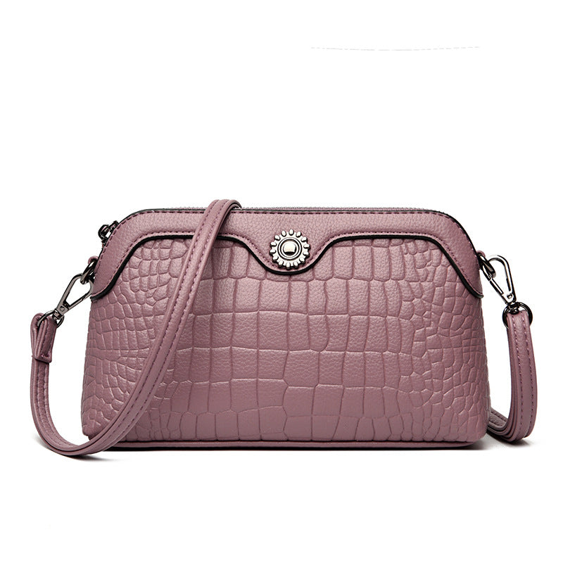 Women's Classic Retro Crocodile Pattern Mother Women's Messenger Bag