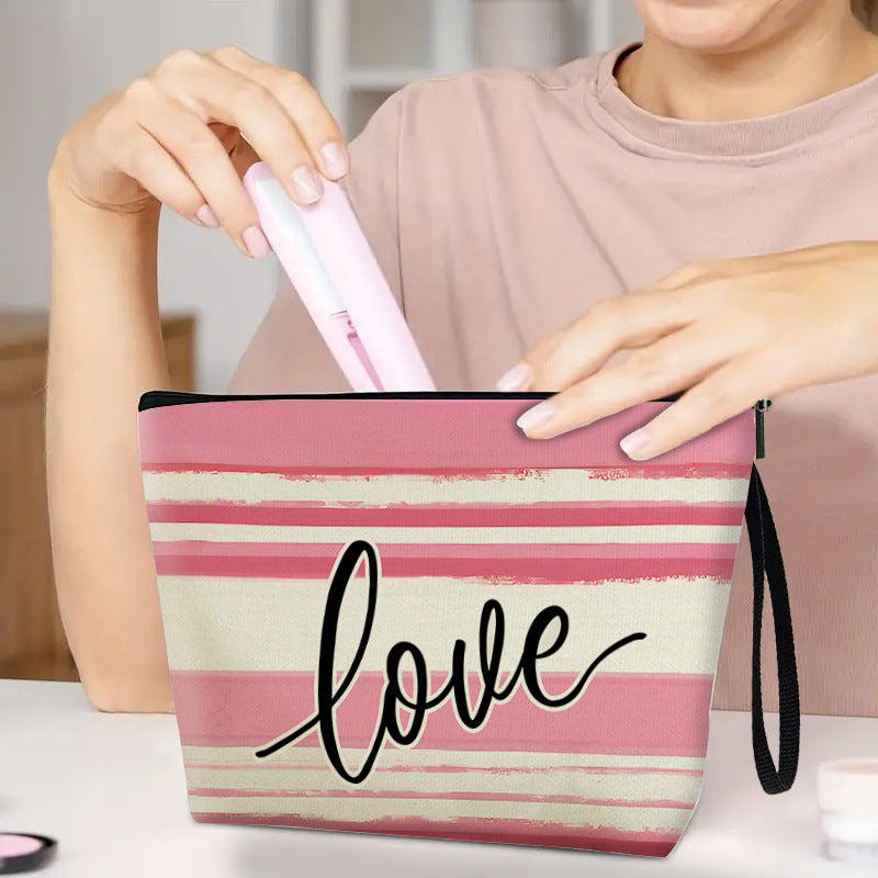 Women's Large Capacity Buggy Vertical Personal Hygiene Makeup Bag