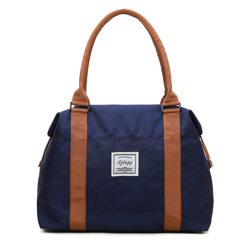 Women's & Men's Contrast Color Business Trips For Dry Travel Bags