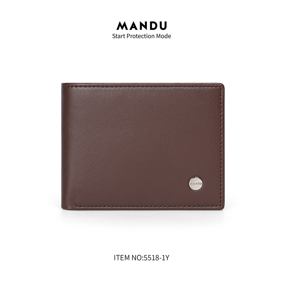 Popular Men's Magnetic Separation Genuine Leather Card Holder