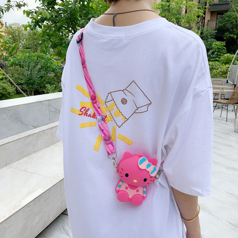 Stall Cartoon Silicone Soft Western Style Backpacks