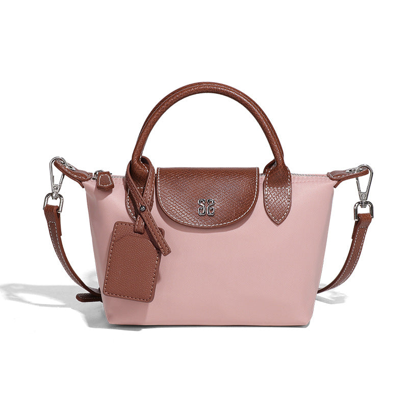 Women's French Style Mini Fashion Simple Dumpling Nylon Waterproof Lightweight Phone Bags