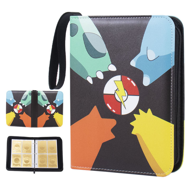Magic Binder Grid Game Cartoon Favorites Card Holder