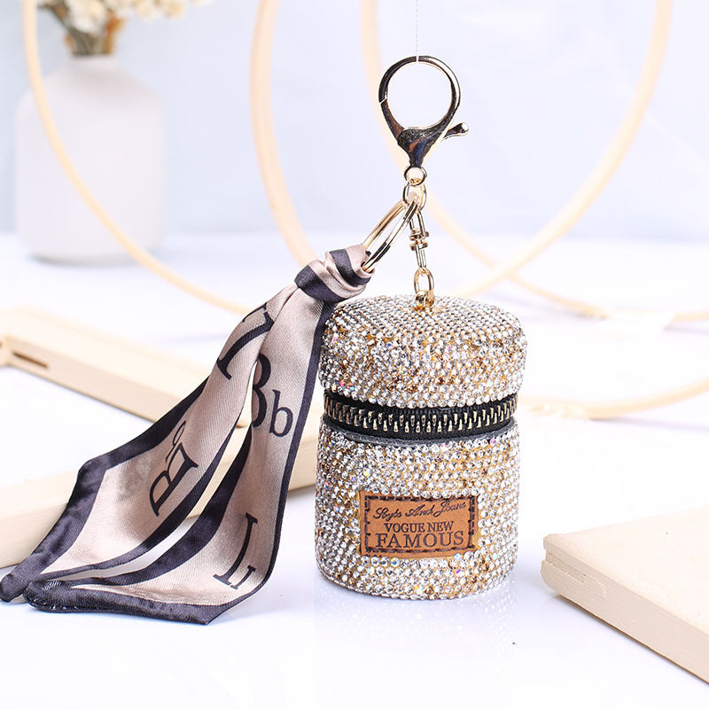 Mini Full Diamond Advanced Sense Earphone Classic Coin Purses