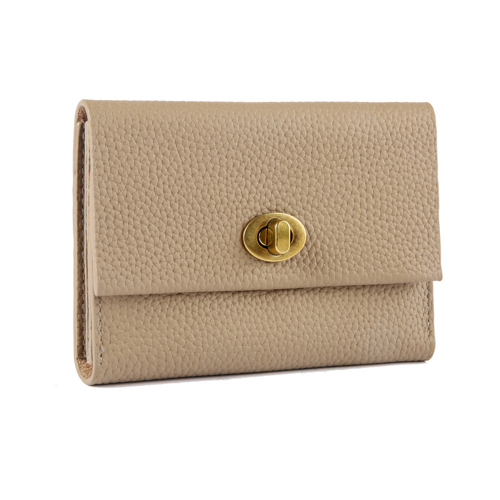 Stylish Leather Retro Multifunctional Soft Korean Card Holder