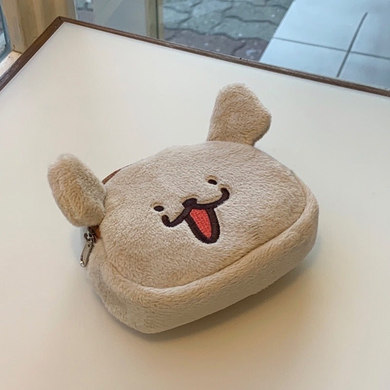 Naughty Puppy Cute Plush Storage Good-looking Cartoon Coin Purses
