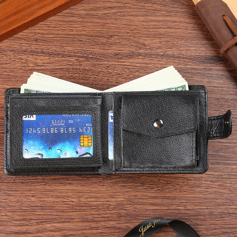 Men's Horizontal Business Fashion Large Capacity Multifunctional Card Holder