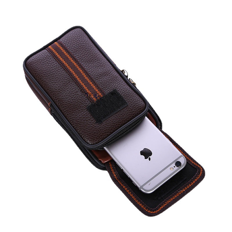 Men's Multifunctional Change Business Mobile Wear Vertical Men's Waist Packs
