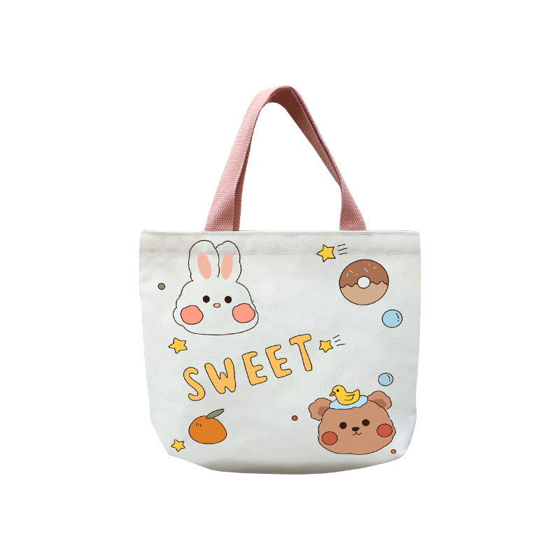 Women's Canvas Cartoon Cabs Korean Style Bags