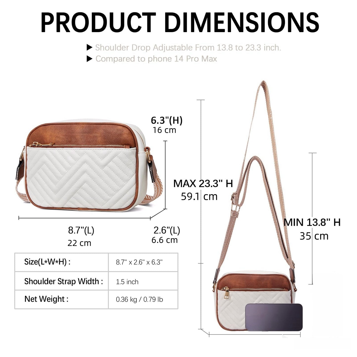 Quilted Embroidered Plaid Assorted Colors Retro Bags