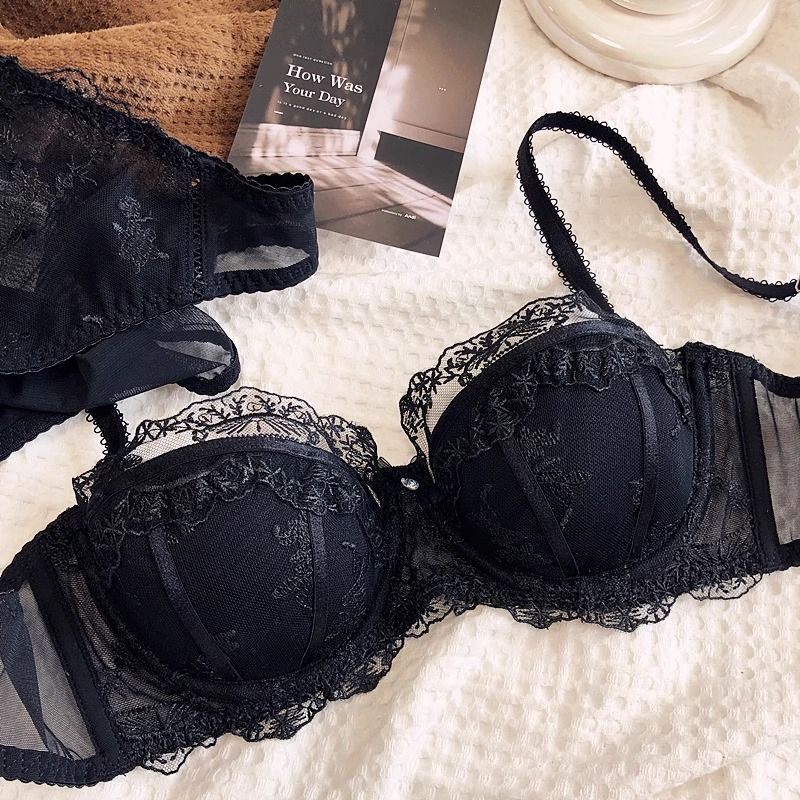 Underwear Thin Soft Steel Ring Push Lingerie Sets