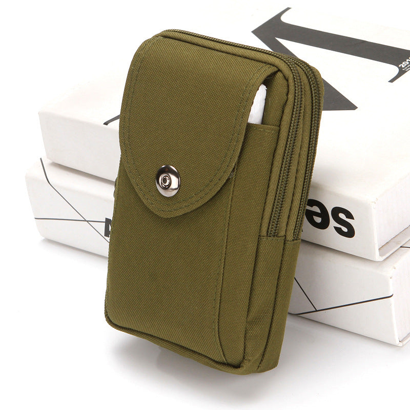 Men's Mobile Solid Color Vertical Guard Portable Phone Bags