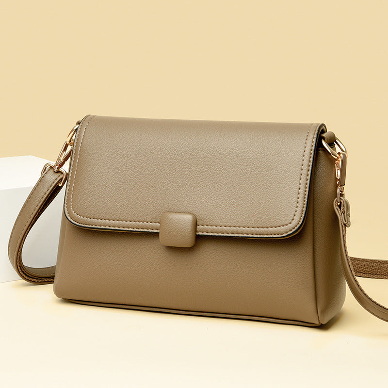 Versatile Classy Mom Fashion Advanced Texture Women's Messenger Bag
