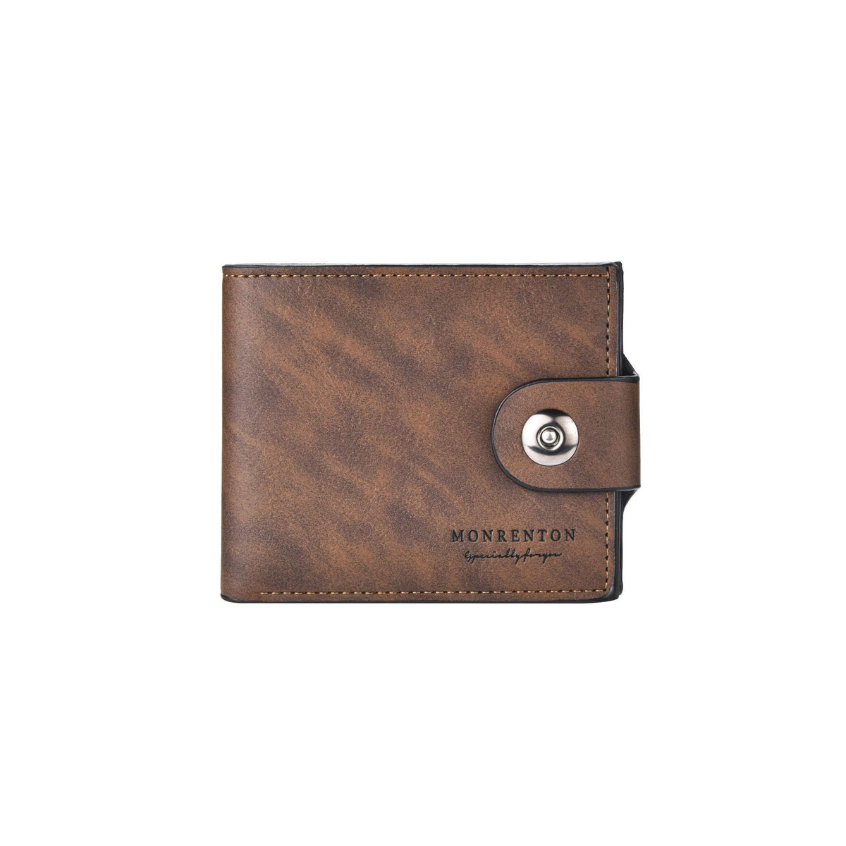 Men's Magnetic Snap Thin Multiple Slots Retro Men's Wallet