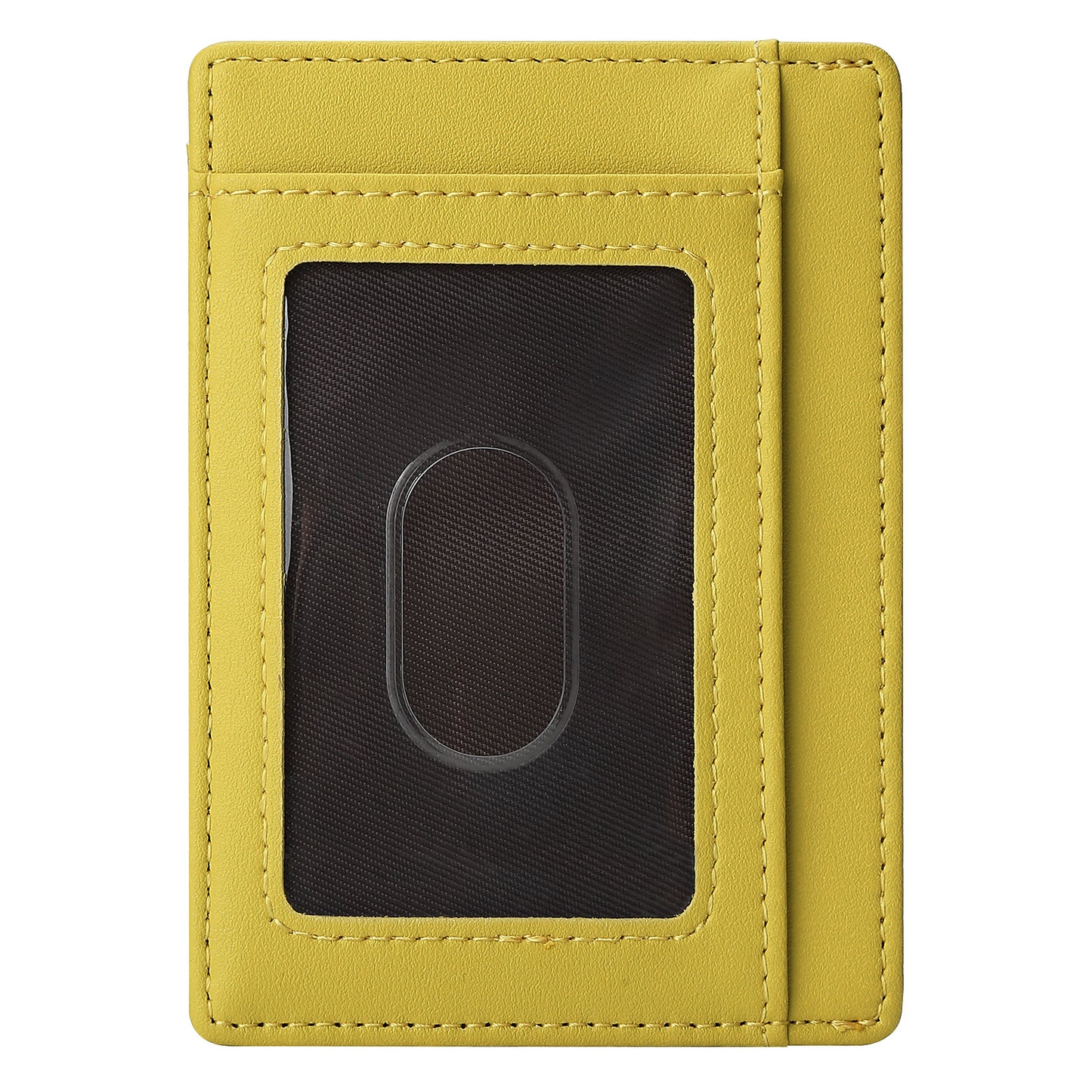 Leather Can Order Swiping First Layer Card Holder