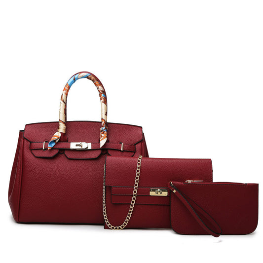 Women's Retro Fashion Match Sets Western Style Handbags