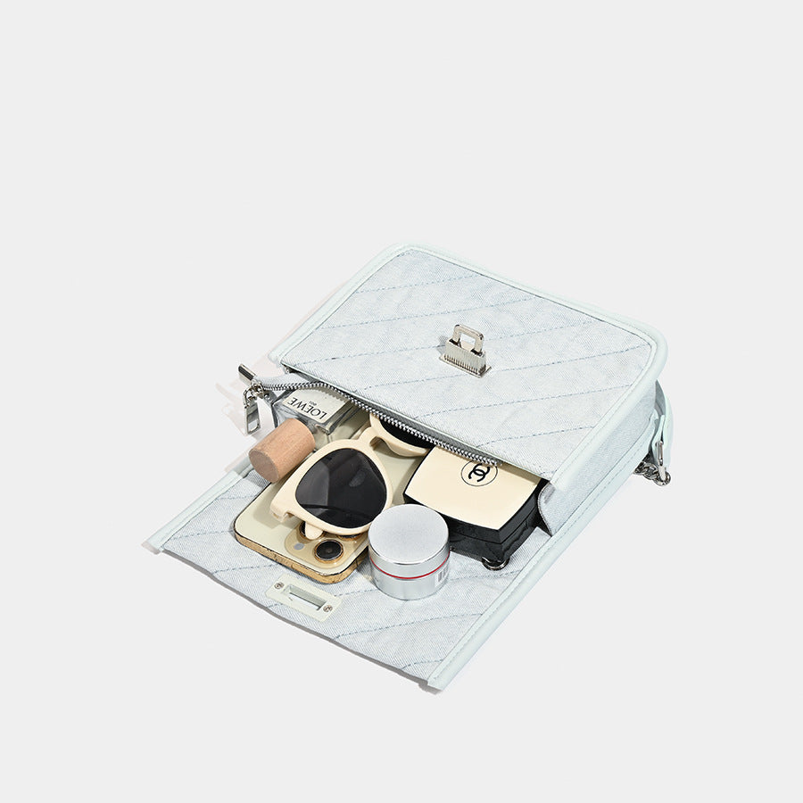 Minority Fashion High-grade Chain Spring Retro Flip Large Small Square Bags
