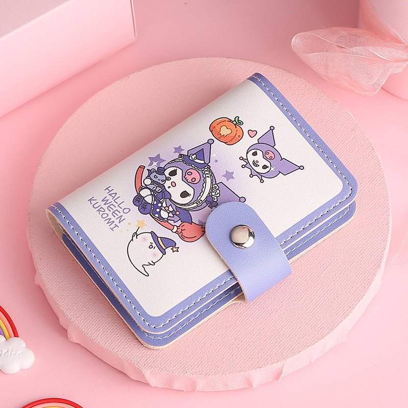 Women's & Men's & Cartoon Cute Personality Large Capacity Card Holder