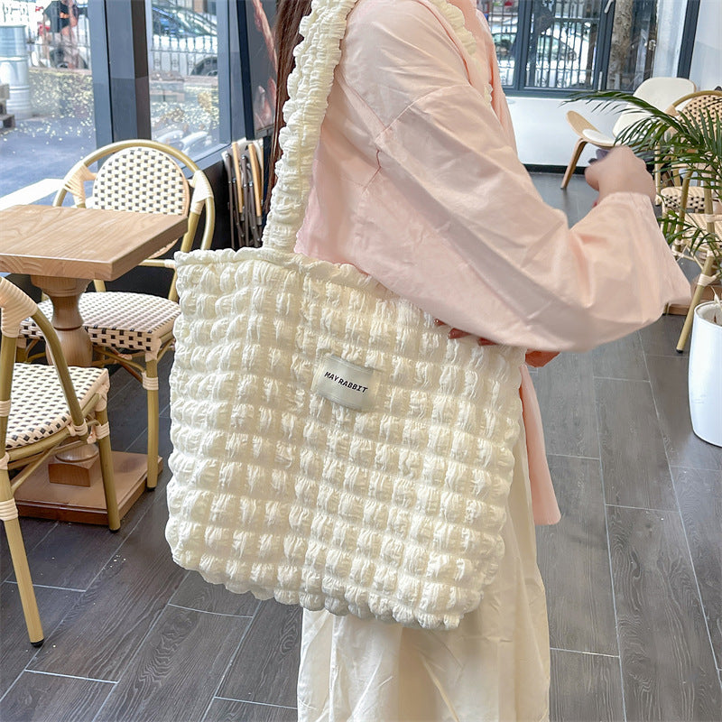 Style Cloud Bubble Flower Vest Female Bags