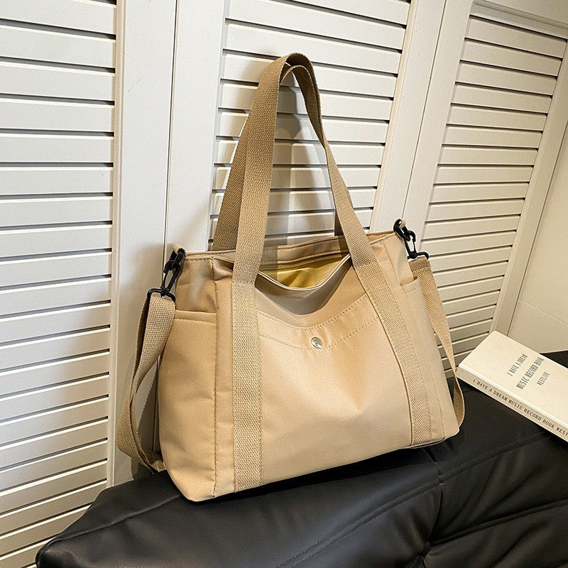 Durable Versatile Women's Canvas Shopping Commuter Women's Shoulder Bag