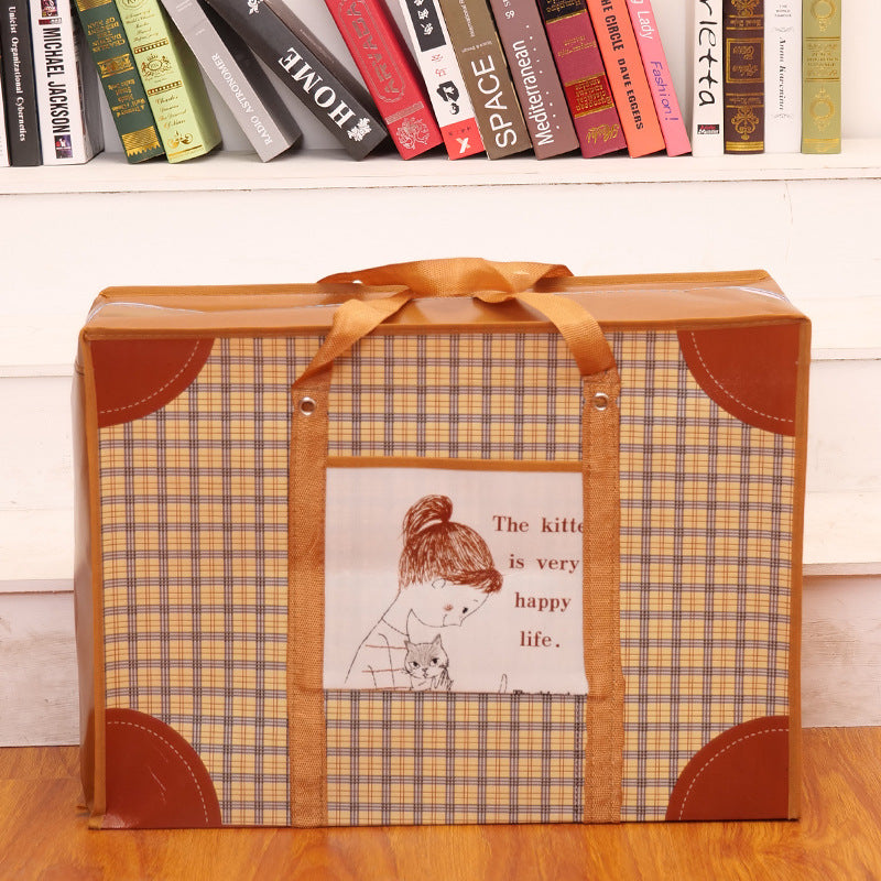 Fashion Organizing Folders Dorm Clothes Quilt Packing Buggy Travel Bags