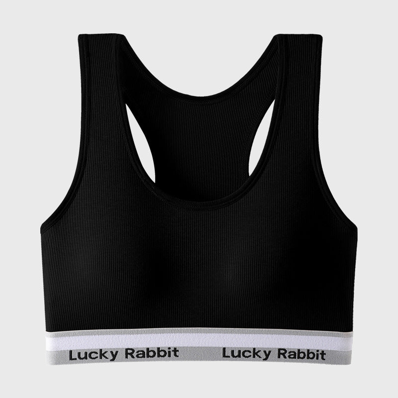 Women's Cotton Chest Pad Wireless Push Up Yoga Bras