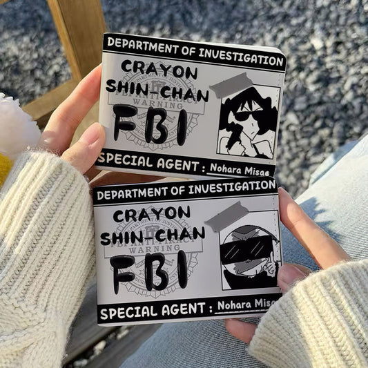 Crayon Funny Driving License Protective Cover Card Holder