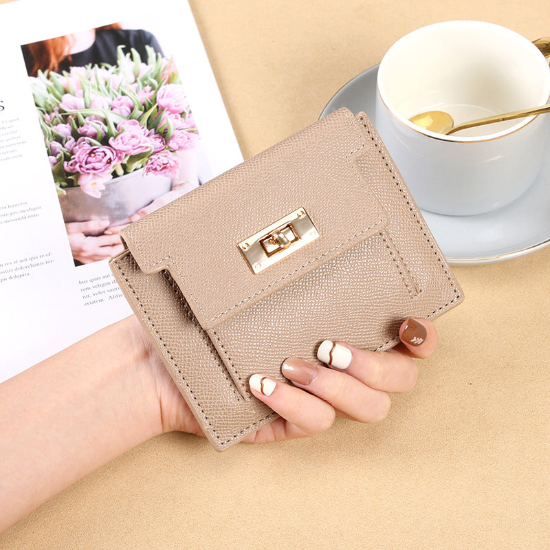 Palm Print Female Cute Large Capacity Card Holder