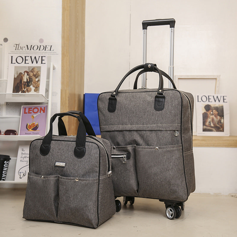 Women's Innovative Portable Folding Buggy Printing Travel Bags