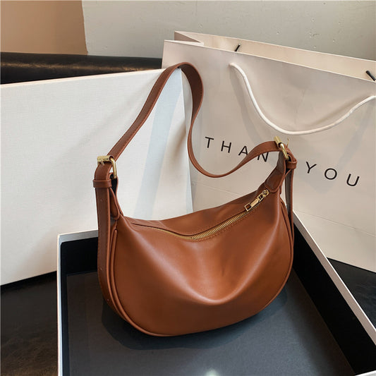 Leather Large Capacity Fashion Simple Leisure Shoulder Bags