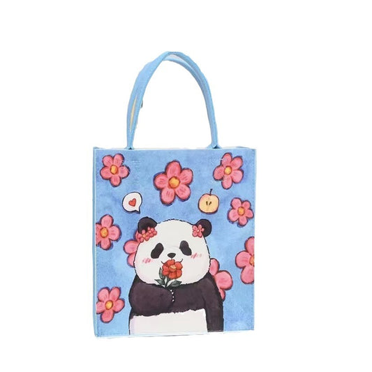 Women's Hand Large Capacity Open Fashion Felt Handbags