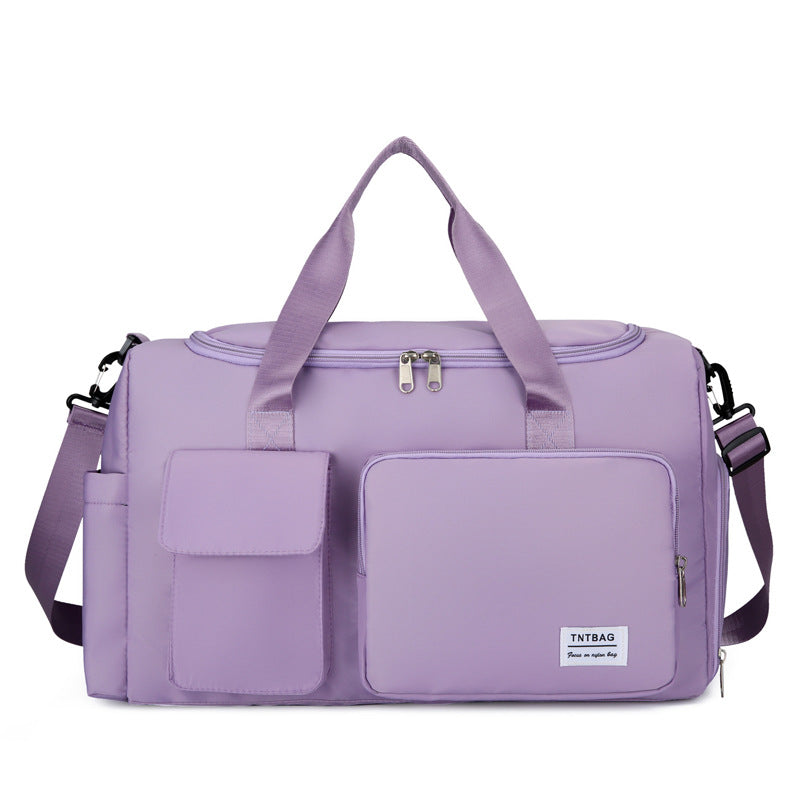 Women's Capacity Hand-held Dry Wet Separation Short Travel Bags