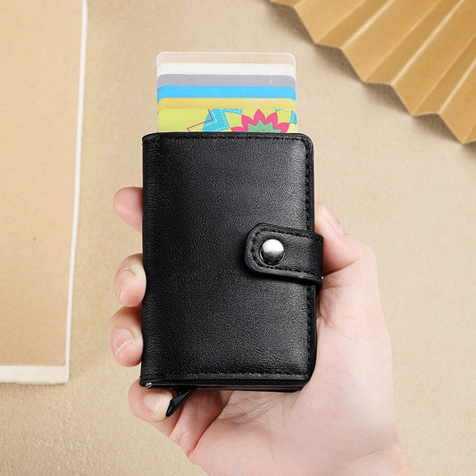 Women's & Men's & Metal Automatic Pop-up Cassette Good-looking Card Holder