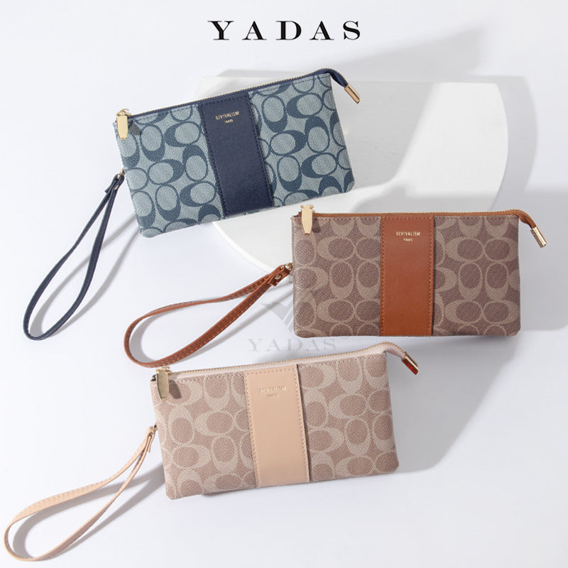 Women's Classic Oval Printed Old Pattern Zipper Ladies Wallets