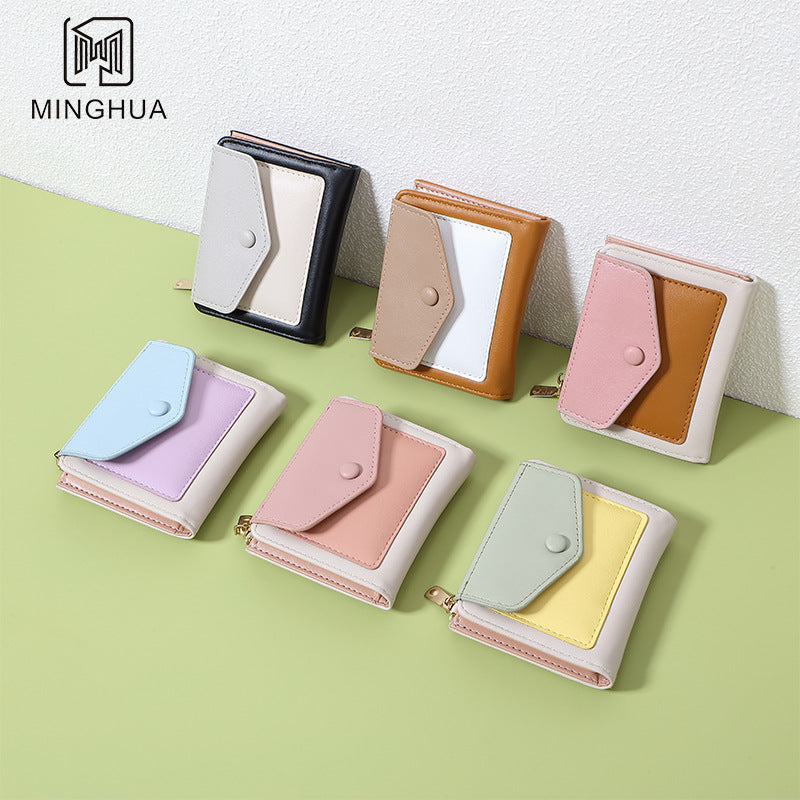 Short Fresh Simple Geometric Pattern Source Coin Purses